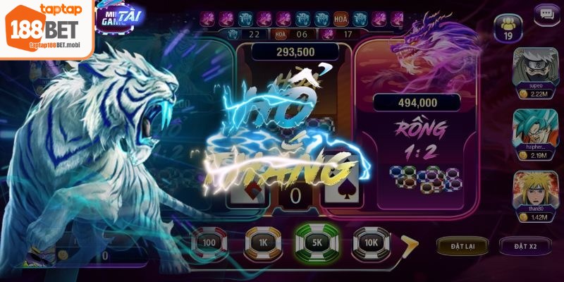 Mẹo Thắng Roulette Giúp Nâng Cao Cơ Hội Chiến Thắng 100% 7 Rồng hổ 188BET là game mà mỗi ván chỉ có ba lựa chọn gồm rồng, hổ hoặc hòa